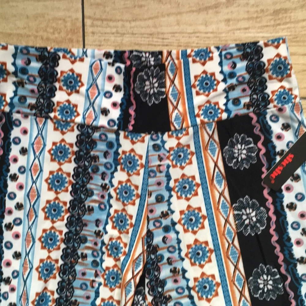 Shosho 🛍️ Capri Pants Blue & Pink Sz Various - Picture 5 of 12